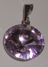 Přívěsek Swarovski Rivoli Violet rhodiovaný (Přív1R_14_27)