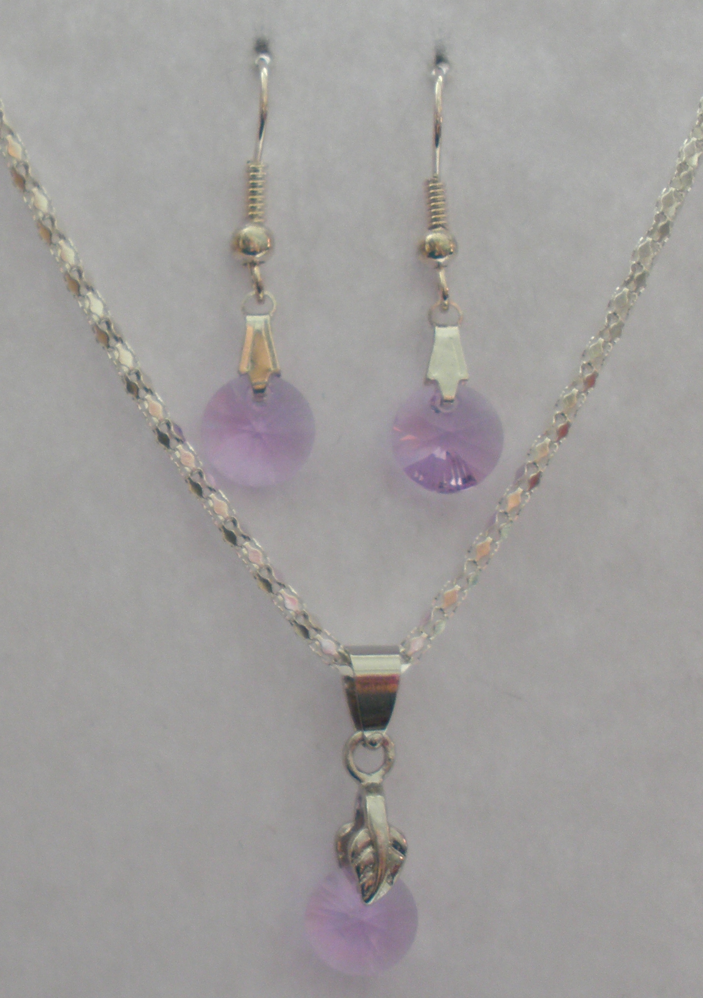 Sada Swarovski Xilion Violet s bižuterními komponenty (SwXi11)