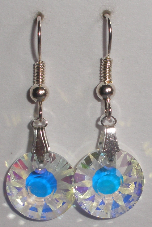 Náušnice Swarovski Sluníčka Crystal AB (SwNSlu_1)