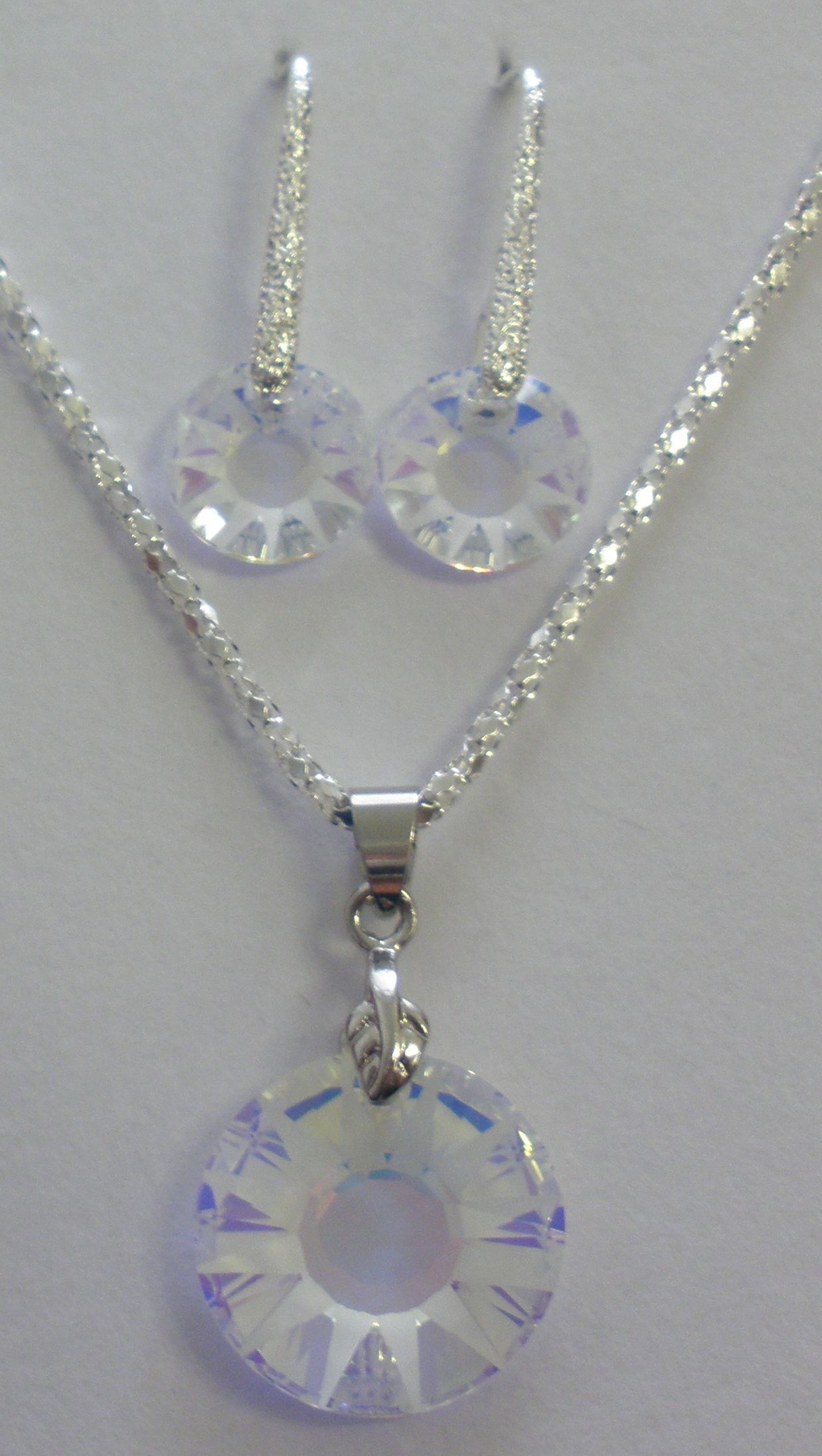 Sada Swarovski Sun Crystal AB s bižuterními komponenty (SwSu_1)