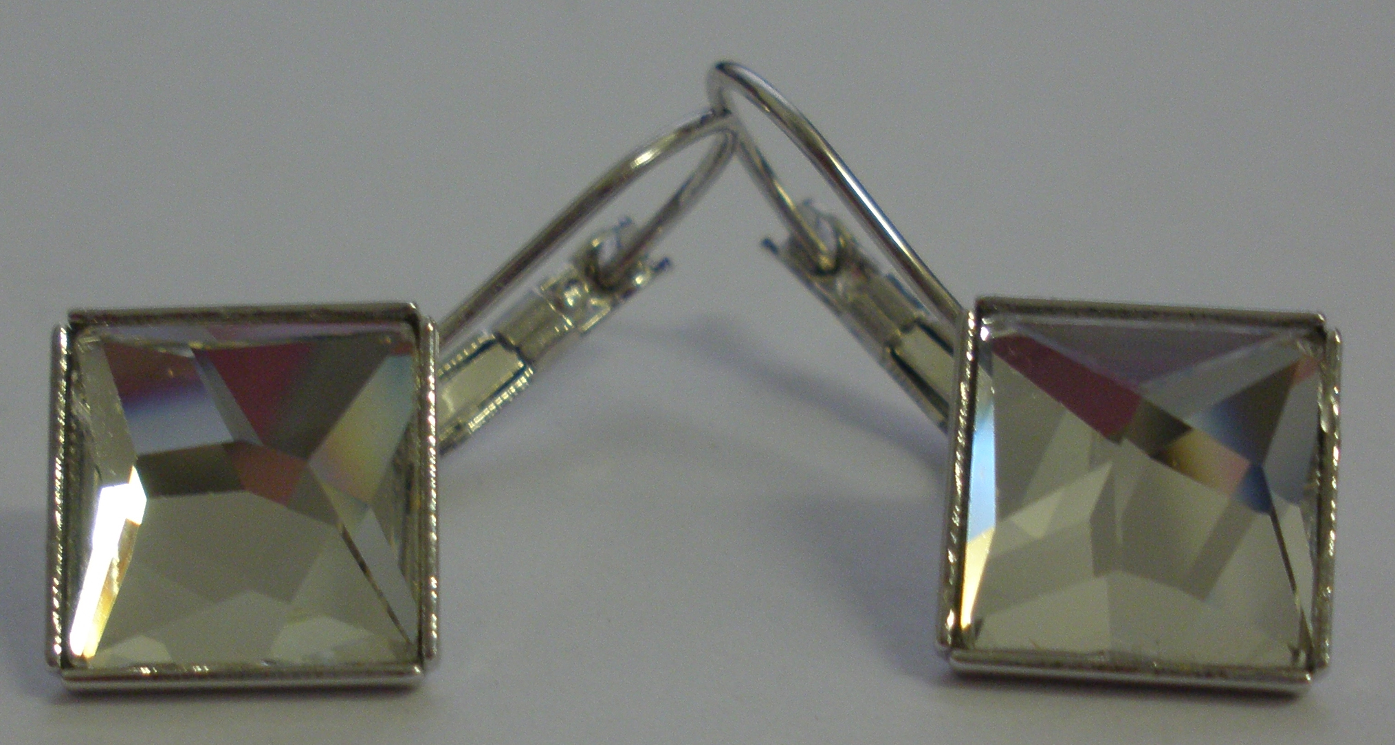 Náušnice Swarovski Asymmetric Square Crystal (SwAS_1)
