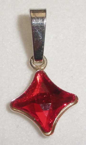 Přívěsek Swarovski Starlet Light Siam stříbrný (Ag925) (StarPr_22)