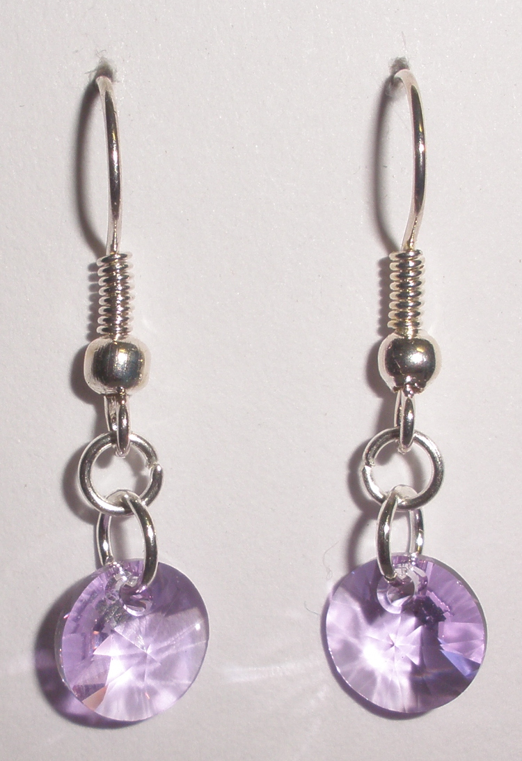 Náušnice Swarovski Xilion Violet (SwNXi_7)