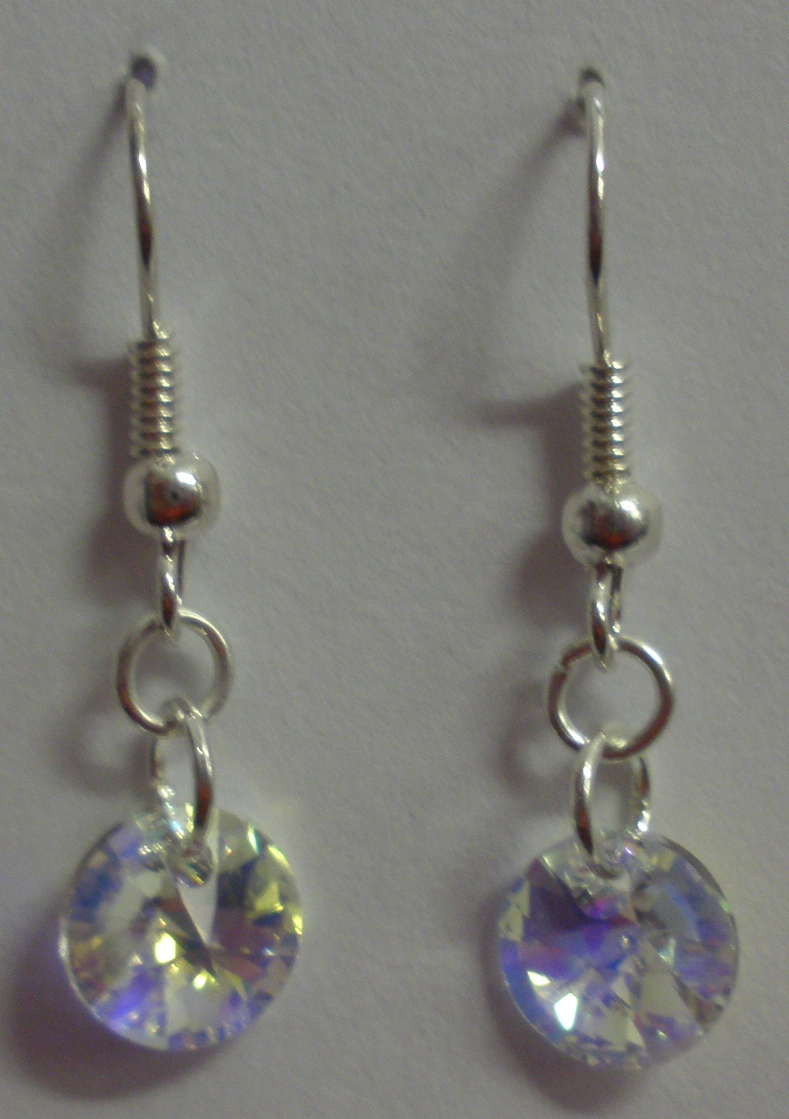 Náušnice Swarovski Xilion Crystal AB (SwNXi_12)