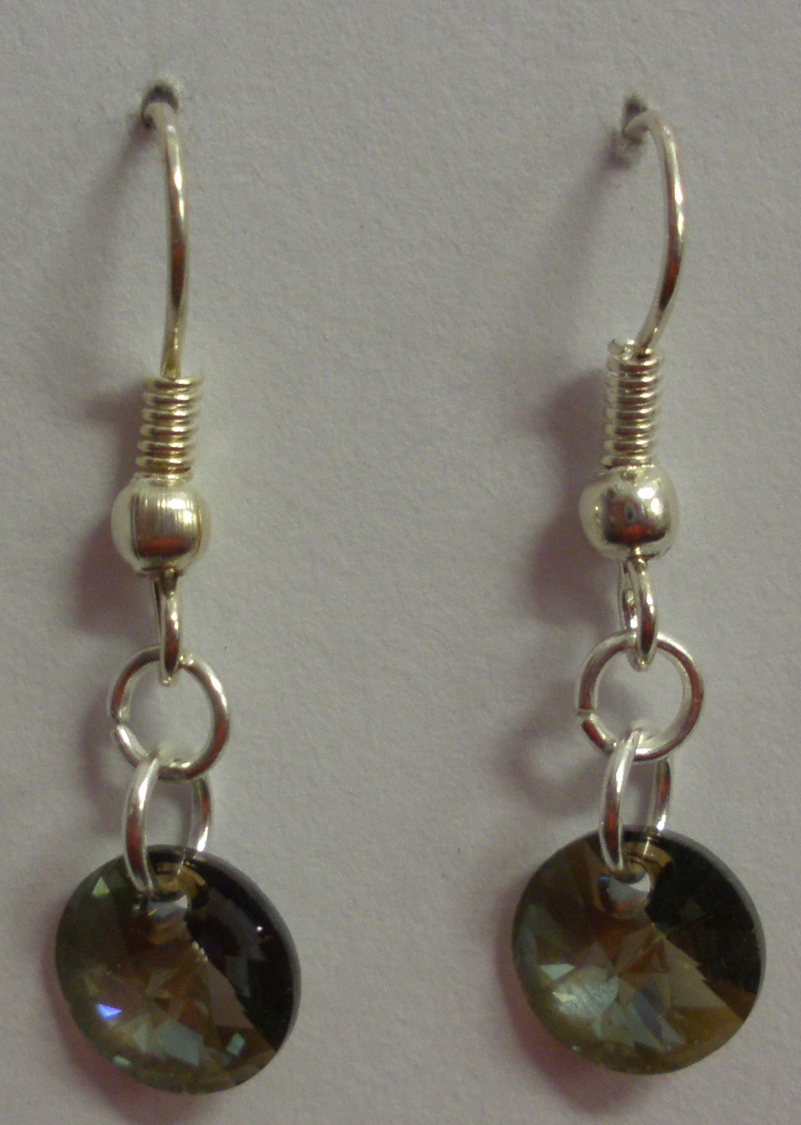 Náušnice Swarovski Xilion Bronze Shade (SwNXi_21)